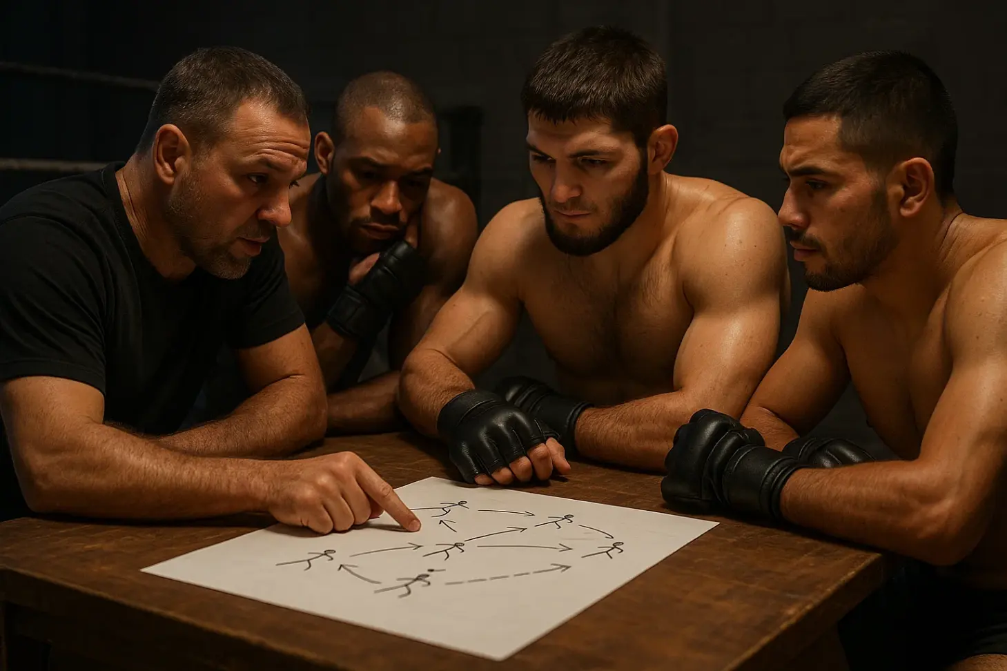 Как UFC-тренеры создают стратегии победы для бойцов